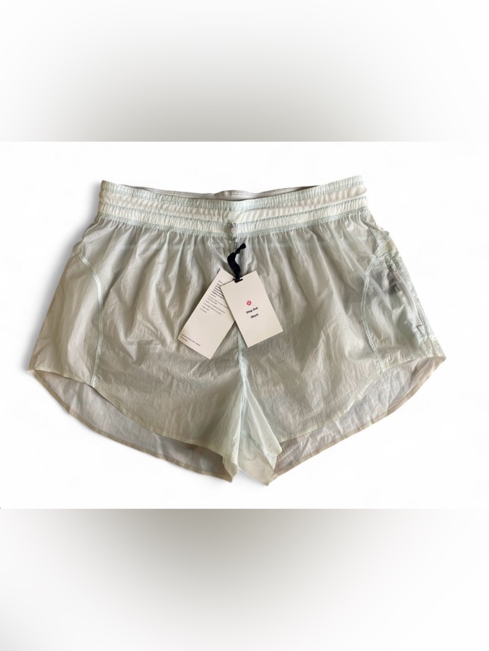 Lululemon Step Out High-Rise Short 3” Ocean Air Size 14 NWT